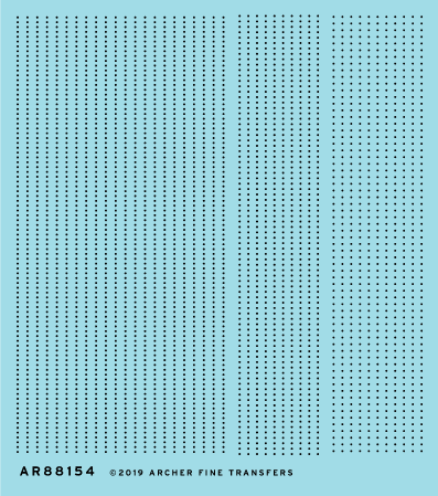 Single-row aircraft rivets, 1/24 scale – Archer Transfers